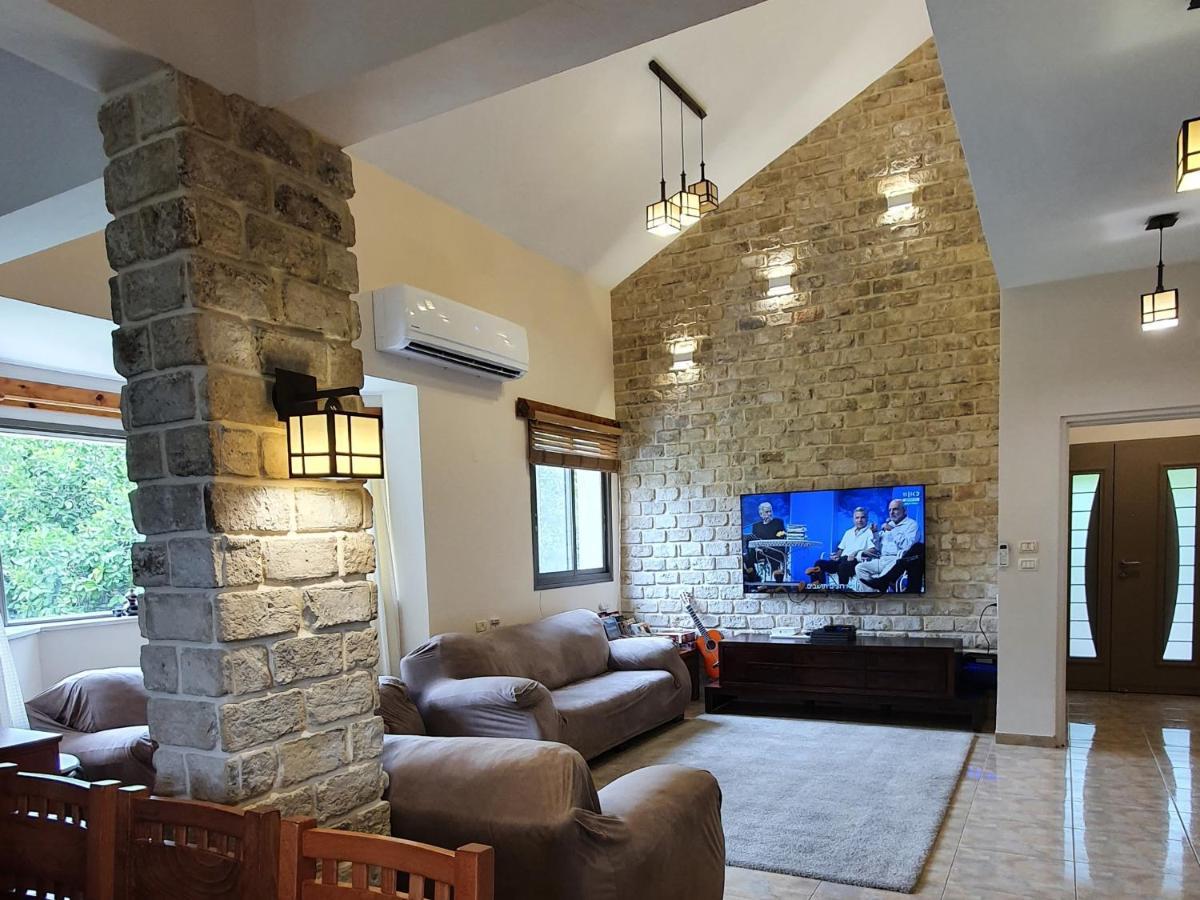 Huge & Private Villa In Kibbutz ダフナ エクステリア 写真